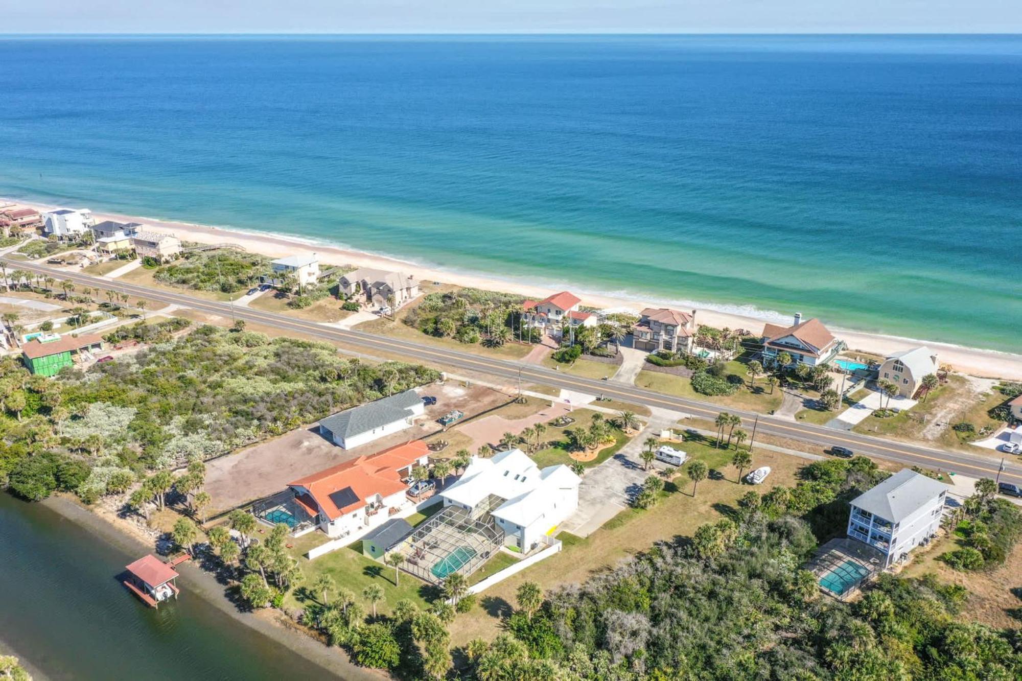 Flagler Beach Bed And Breakfast Pool Jaccuzzi Suite 外观 照片