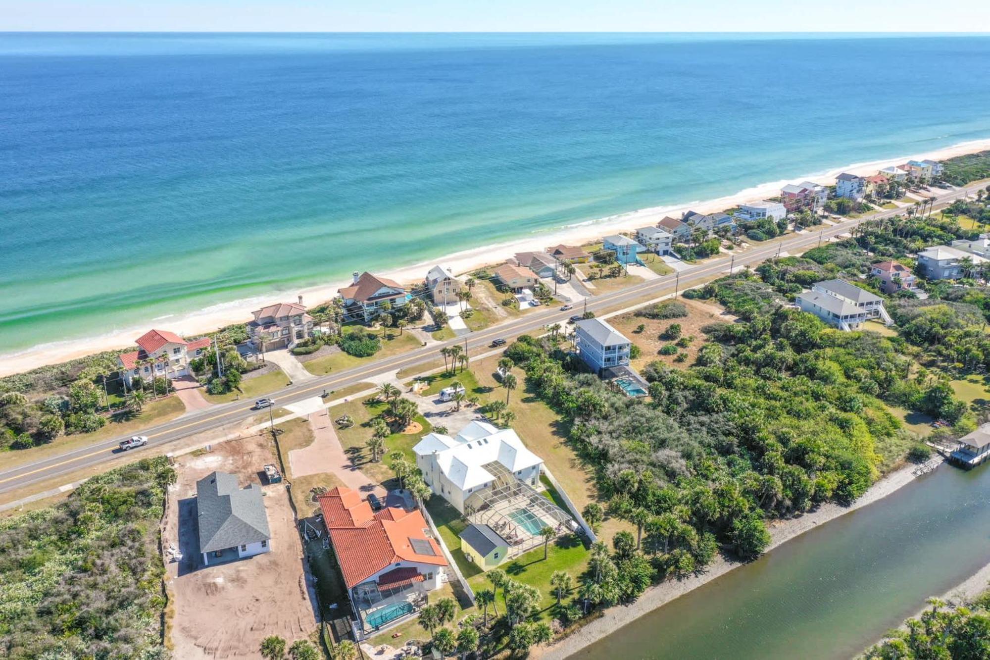 Flagler Beach Bed And Breakfast Pool Jaccuzzi Suite 外观 照片