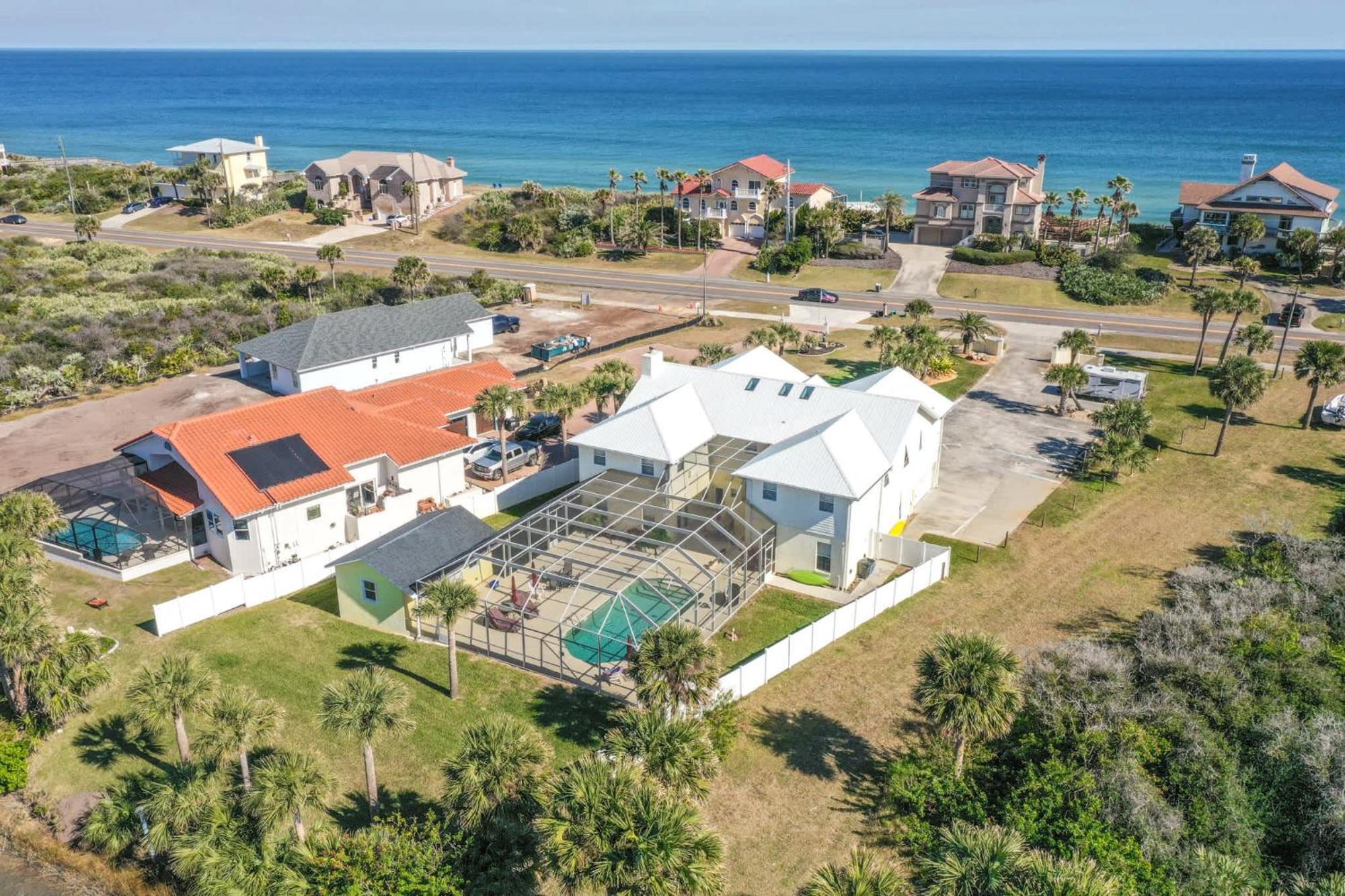 Flagler Beach Bed And Breakfast Pool Jaccuzzi Suite 外观 照片